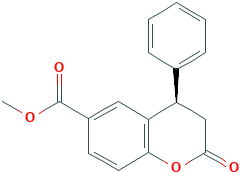 (4R)-6-Methoxycarbonyl-4-phenyl-3,4-dihydrocoumarin