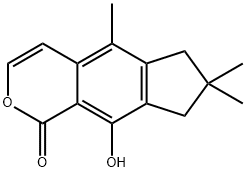7,8-Dihydro-9-hydroxy-5,7,7-trimethylcyclopenta[g]-2-benzopyran-1(6H)-one