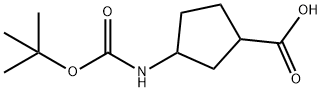 3-((tert-butoxycarbonyl)amino)cyclopentanecarboxylic acid