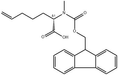 N-Fmoc-(S)-2-(methylamino)hept-6-enoic acid