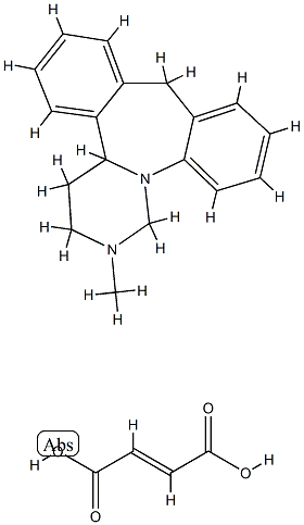 (±)-1,2,3,4,4a,9-hexahydro-2-methyldibenzo[c,f]pyrimido[1,6-a]azepine fumarate