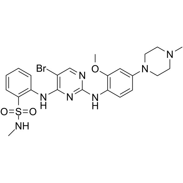 2-[[5-Bromo-2-[[2-methoxy-4-(4-methyl-1-piperazinyl)phenyl]amino]-4-pyrimidinyl]amino]-N-methylbenzenesulfonamide