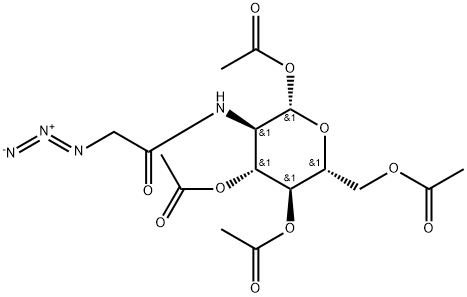 1,3,4,6-四-O-乙酰基-2-脱氧-2-[(2-叠氮乙酰基)氨基]-Β-D-吡喃葡萄糖, N-AZIDOACETYLGLUCOSAMINE TETRAACETATE