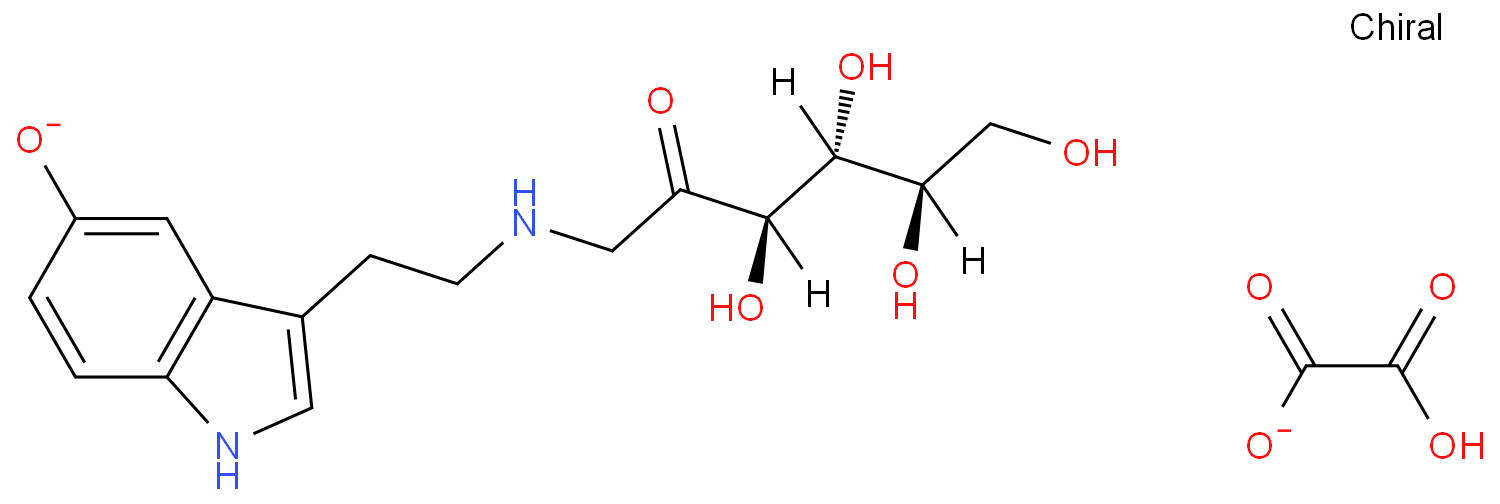 (3R,4R,5R)-3,4,5,6-tetrahydroxy-1-[2-(5-hydroxy-1H-indol-3-yl)ethylamino]hexan-2-one
