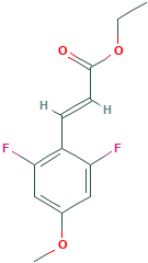 (2E)-3-(2,6-Difluoro-4-methoxyphenyl)-2-propenoic Acid Ethyl Ester