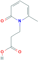 3-(6-methyl-2-oxo-1(2H)-pyridinyl)propanoic acid(SALTDATA: FREE)