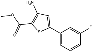 2-Thiophenecarboxylic acid, 3-amino-5-(3-fluorophenyl)-, methyl ester