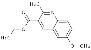 6-METHOXY-2-METHYLQUINOLINE-3-CARBOXYLIC ACID ETHYL ESTER