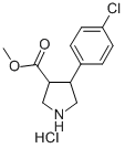 4-(4-CHLOROPHENYL)PYRROLIDINE-3-METHYLCARBOXYLATE HYDROCHLORIDE