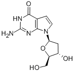 2-Amino-7-(2-deoxy-beta-D-erythro-pentofuranosyl)-1,7-dihydro-4H-pyrrolo[2,3-d]pyrimidin-4-one