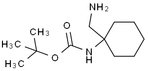 Carbamic acid, N-[1-(aminomethyl)cyclohexyl]-, 1,1-dimethylethyl ester