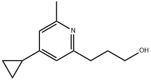 3-(4-Cyclopropyl-6-methylpyridin-2-yl)propan-1-ol