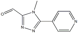 4-Methyl-5-(4-pyridinyl)-4H-1,2,4-triazole-3-carboxaldehyde