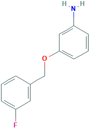 3-[(3-fluorophenyl)methoxy]aniline