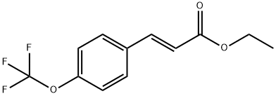 2-Propenoic acid, 3-[4-(trifluoromethoxy)phenyl]-, ethyl ester, (2E)-