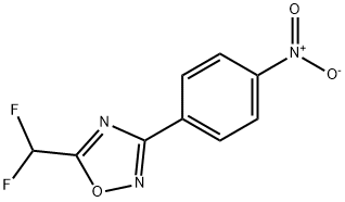 1,2,4-Oxadiazole, 5-(difluoromethyl)-3-(4-nitrophenyl)-