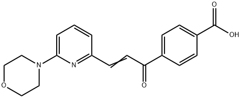 4-[3-(6-morpholin-4-yl-pyridin-2-yl)-acryloyl]-benzoic acid