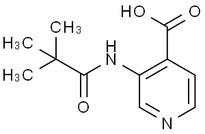 4-Pyridinecarboxylic acid, 3-[(2,2-dimethyl-1-oxopropyl)amino]-