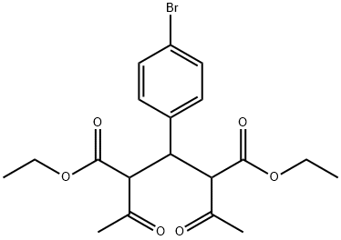 diethyl 2,4-diacetyl-3-(4-broMophenyl)pentanedioate