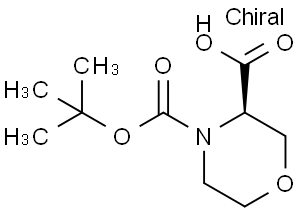 R-4-BOC-3-吗啉羧酸