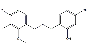 4-[3-(2,4-Dimethoxy-3-methylphenyl)propyl]-1,3-benzenediol