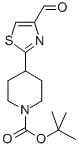 4-(4-Formyl-2-thiazolyl)-1-piperidinecarboxylic acid, 1,1-dimethylethyl ester
