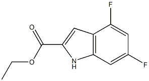 1H-Indole-2-carboxylic acid, 4,6-difluoro-, ethyl ester