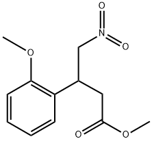 Benzenepropanoic acid, 2-methoxy-β-(nitromethyl)-, methyl ester