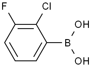1-Borono-2-chloro-3-fluorobenzene