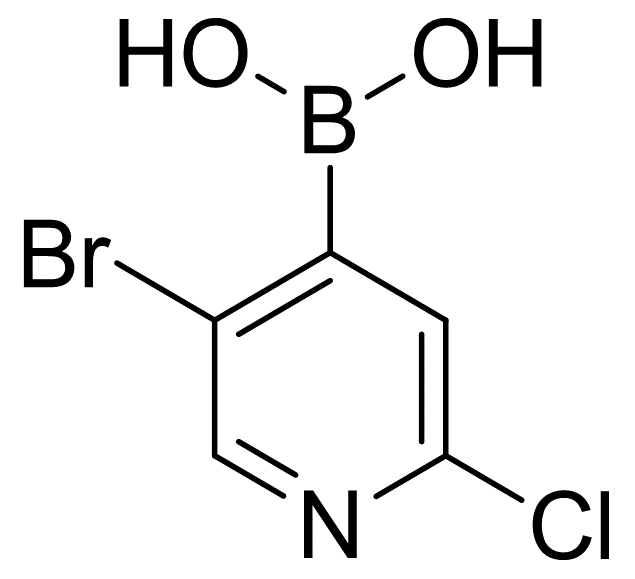 (5-溴-2-氯吡啶-4-基)硼酸