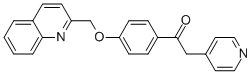 2-(吡啶-4-基)-1-(4-(喹啉-2-基甲氧基)苯基)乙-1-酮