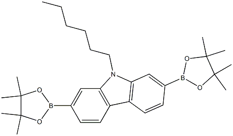 9-Hexyl-2,7-bis(4,4,5,5-tetramethyl-1,3,2-dioxaborolan-2-yl)-9H-carbazole