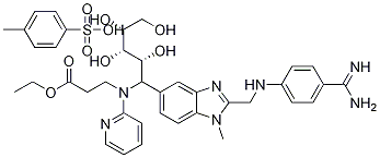 N-[[2-[[[4-(AMinoiMinoMethyl)phenyl]aMino]Methyl]-1- Methyl-1H-benziMidazol-5-yl] carbonyl]-N-2-pyridinyl-beta-alanine ethyl ester 4-Methylbenzenesulfonate