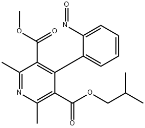尼索地平杂质Ⅱ 2,6-二甲基-4-(2-亚硝基苯基)-3,5-吡啶二羧酸甲酸甲酯异丁酯