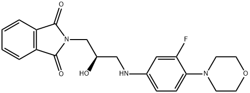 N-(3-酞酰亚胺基-2-(R)-羟基丙基)-3-氟-4-(吗啉基)苯胺