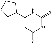 6-cyclopentyl-2-thioxo-2,3-dihydropyrimidin-4(1H)-one