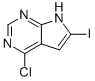 7H-Pyrrolo[2,3-d]pyrimidine, 4-chloro-6-iodo-
