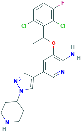 3-[1-(2,6-二氯-5-氟苯基)乙氧基]-5-[1-(4-哌啶)-1H-吡唑-4-基]-2-吡啶胺