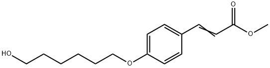 2-Propenoic acid, 3-[4-[(6-hydroxyhexyl)oxy]phenyl]-, methyl ester