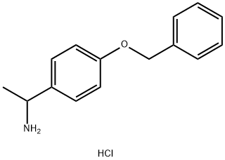 1-(4-phenylmethoxyphenyl)ethanamine hydrochloride
