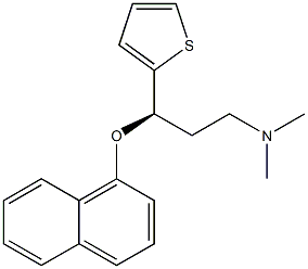 2-Thiophenepropanamine, N,N-dimethyl-γ-(1-naphthalenyloxy)-, (γR)-