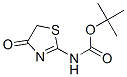 Carbamic acid, (4,5-dihydro-4-oxo-2-thiazolyl)-, 1,1-dimethylethyl ester (9CI)