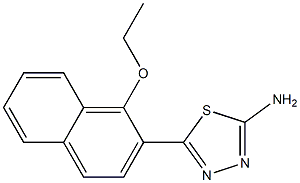 5-(1-ETHOXY-2-NAPHTHYL)-1,3,4-THIADIAZOL-2-YLAMINE