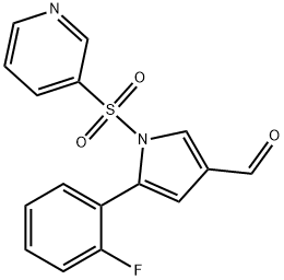 5-(2-Fluorophenyl)-1-[(pyridin-3-yl)sulfonyl]-1H-pyrrole-3-carboxaldehyde