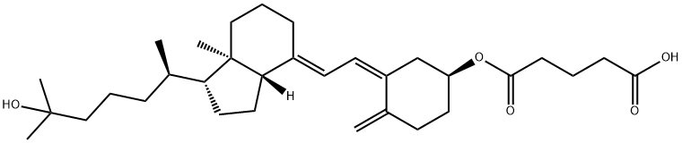 Pentanedioic acid, [(1S,3Z)-4-methylene-3-[(2E)-2-[(1R,3aS,7aR)-octahydro-1-[(1R)-5-hydroxy-1,5-dimethylhexyl]-7a-methyl-4H-inden-4-ylidene]ethylidene]cyclohexyl] ester