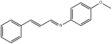 Benzenamine, 4-methoxy-N-[(2E)-3-phenyl-2-propen-1-ylidene]-, [N(E)]-