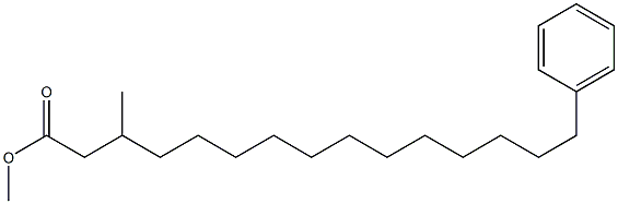 3-甲基-15-苯基十五烷酸甲酯