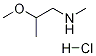 (2-methoxypropyl)methylamine(SALTDATA: HCl)