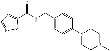 5-Isoxazolecarboxamide, N-[[4-(4-methyl-1-piperazinyl)phenyl]methyl]-