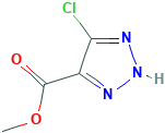 5-CHLORO-1 H-[1,2,3]TRIAZOLE-4-CARBOXYLIC ACID METHYL ESTER